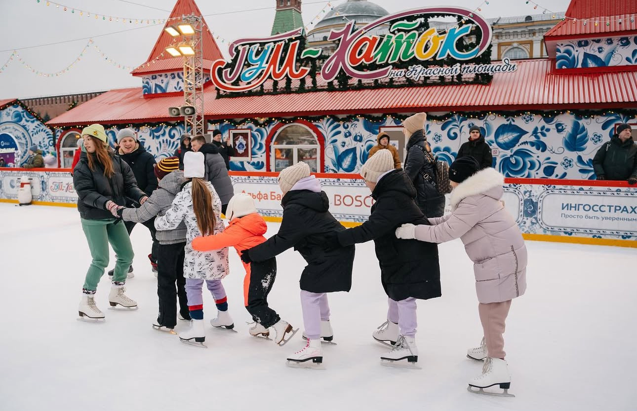 Мастер-класс на льду для компании