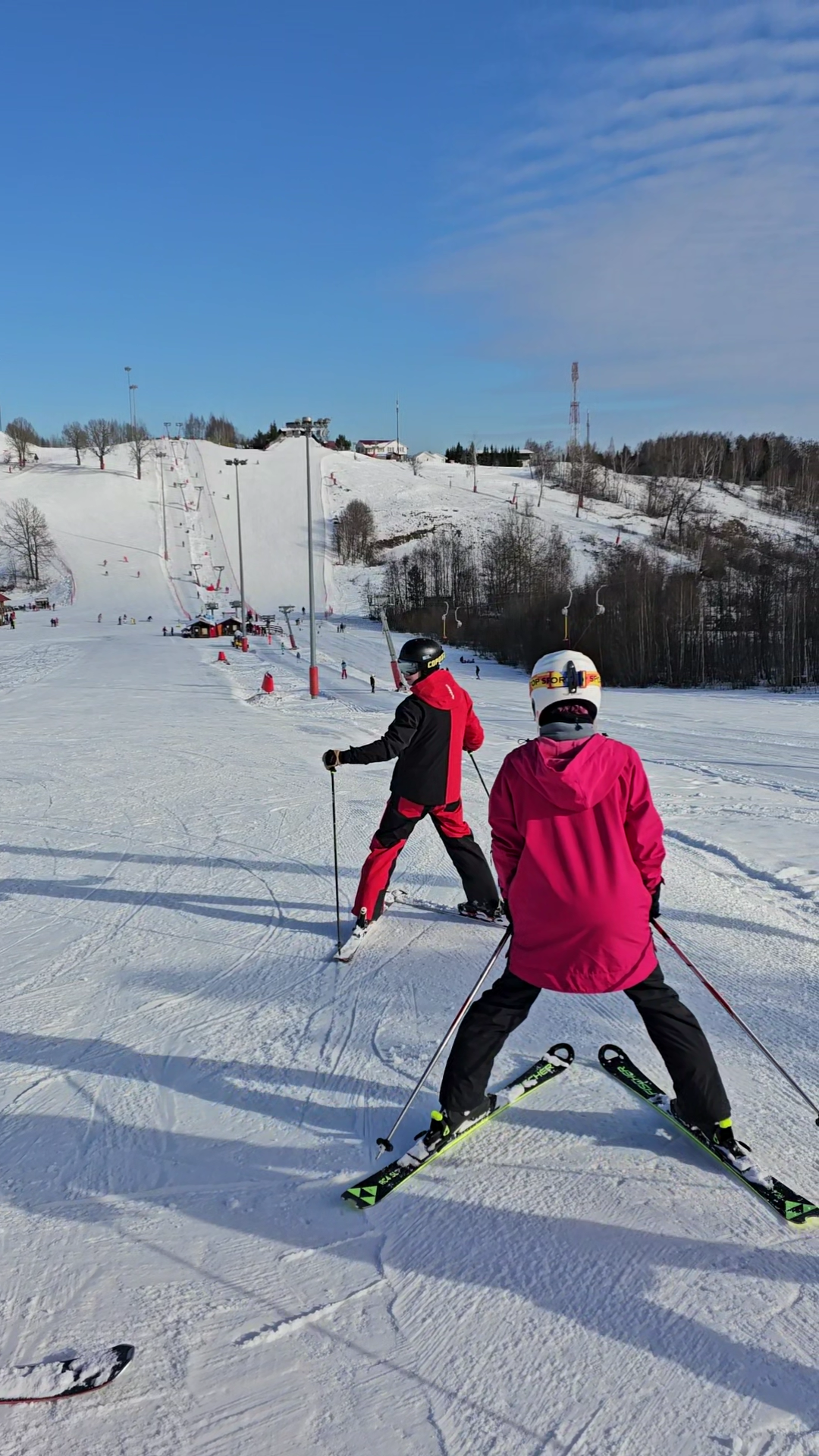 Мастер-класс по катанию на горных лыжах