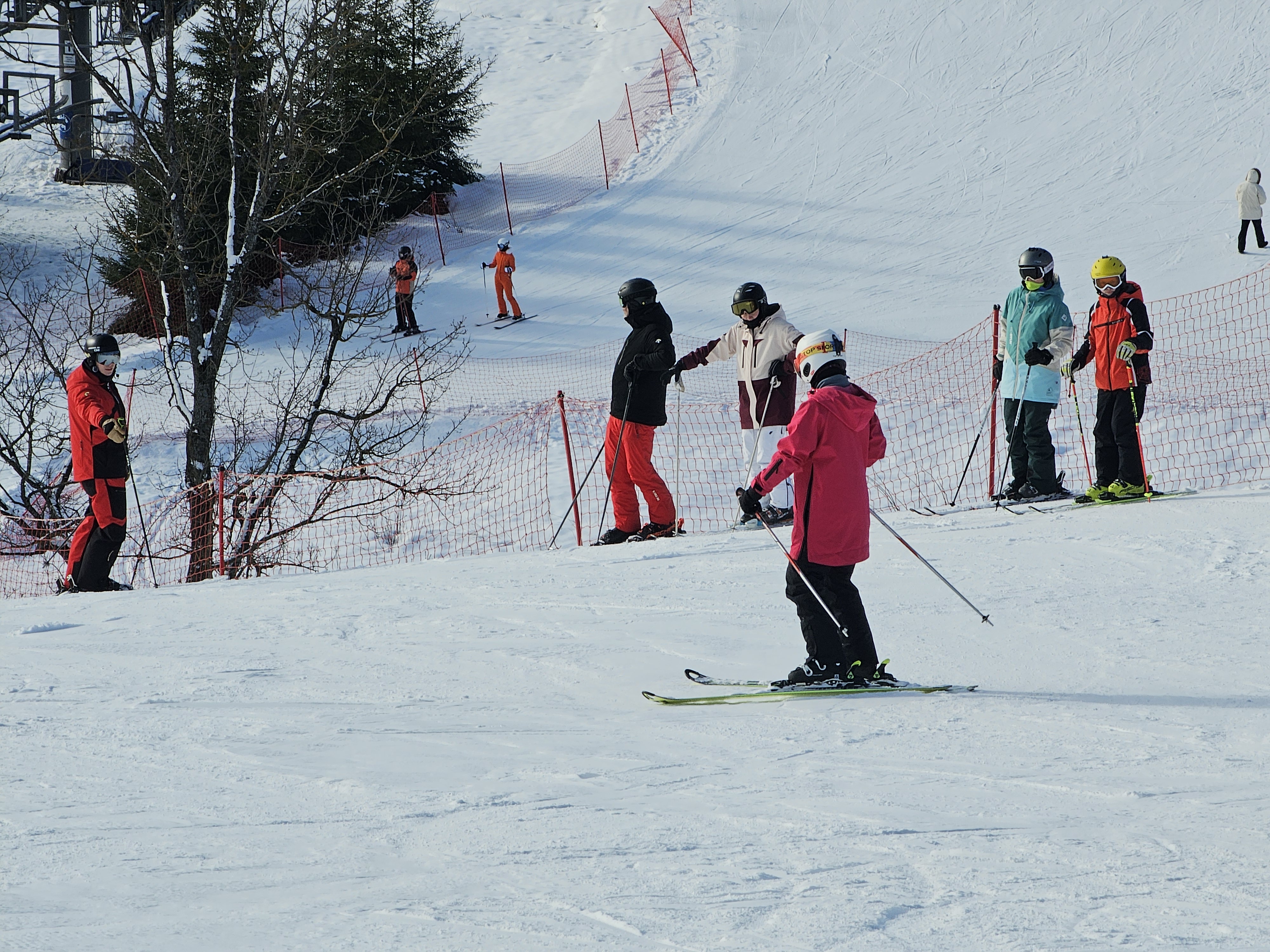 Мастер-класс по катанию на горных лыжах