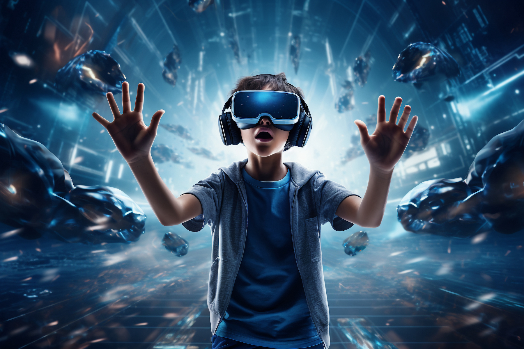 Игра в виртуальной реальности: игры на стойках